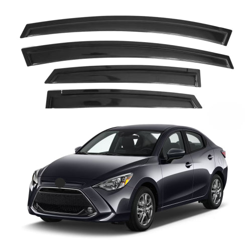 Window Visors for Toyota Yaris Sedan 2014-2019, 4-Piece