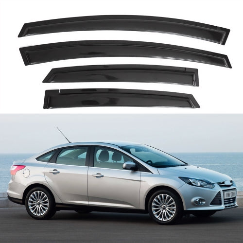 Window Visors for Ford Focus 2008-2011, 4-Piece (Tape-On)