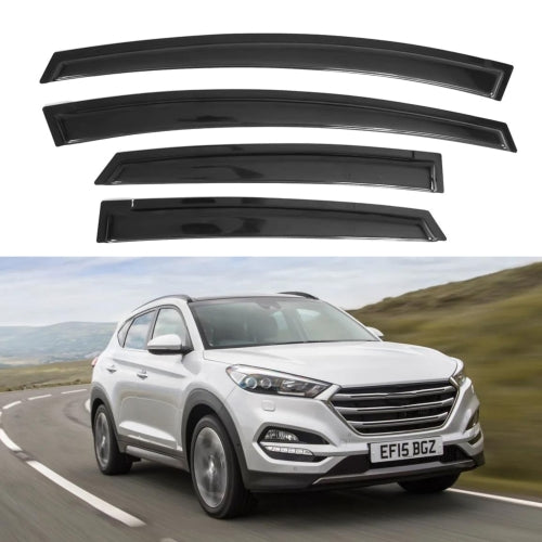 Window Visors for Hyundai Tucson 2010-2015, 4-Piece