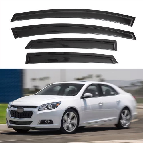 Window Visors for Chevrolet Malibu 2013-2015 & Chevrolet Malibu Limited 2016, 4-Piece