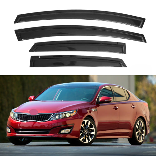 Window Visors for Kia Optima 2011-2015, 4-Piece
