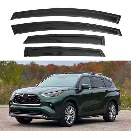 Window Visors for Toyota Highlander 2020-2024, 4-Piece