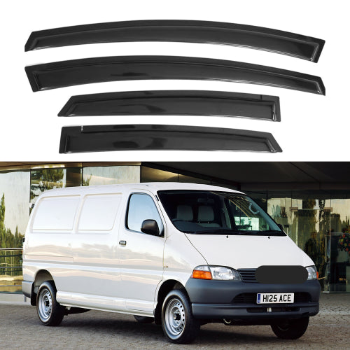 Window Visors for Toyota Hiace 1989-2004, 2-Piece