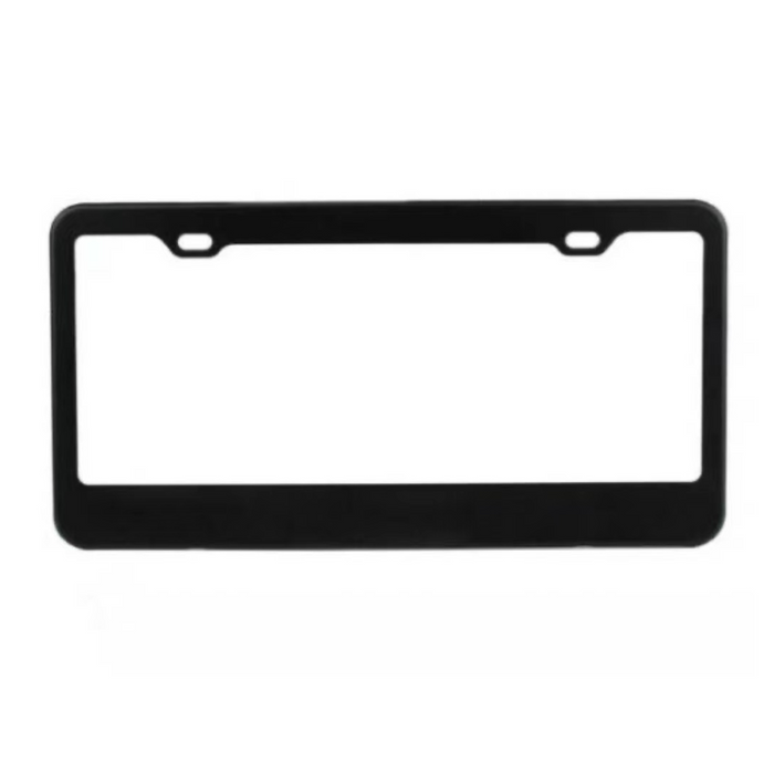 Black Aluminum License Plate Frame