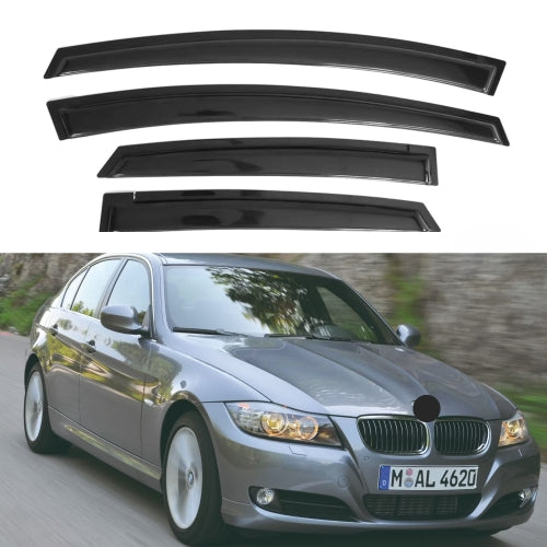 Window Visors for BMW 3 Series Sedan 2005-2011_323i 328i 330i 335i 335is M3), 4-Piece