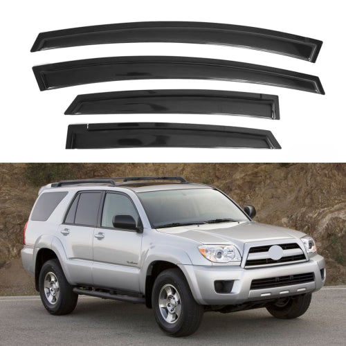 Window Visors for Toyota 4Runner 2003-2009, 4-Piece