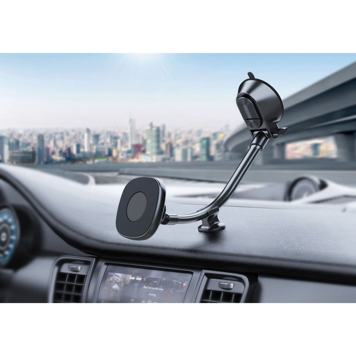 LM-30 Window & Dashboard Long Arm MagSafe Phone Car Mount Pro, Noir