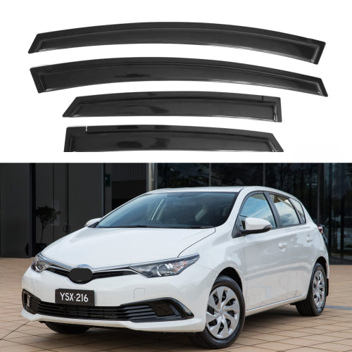 Window Visors for Toyota Corolla Hatchback 2012-2018, 4-Piece