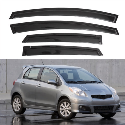 Window Visors for Toyota Yaris Hatchback 2005-2010, 4-Piece