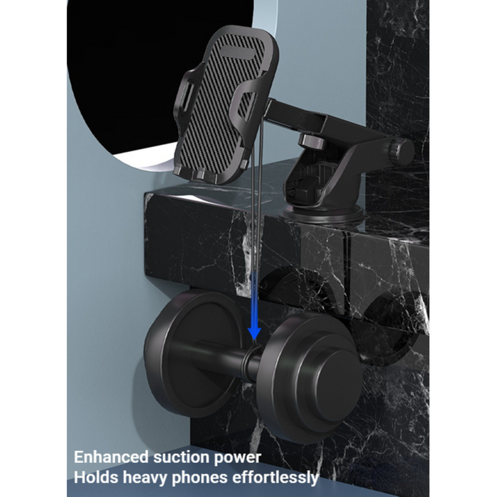 YQ-16 & SH-18 Anti-Shake Device Window & Dashboard Cellphone Car Mount pour iPhone / Samsung