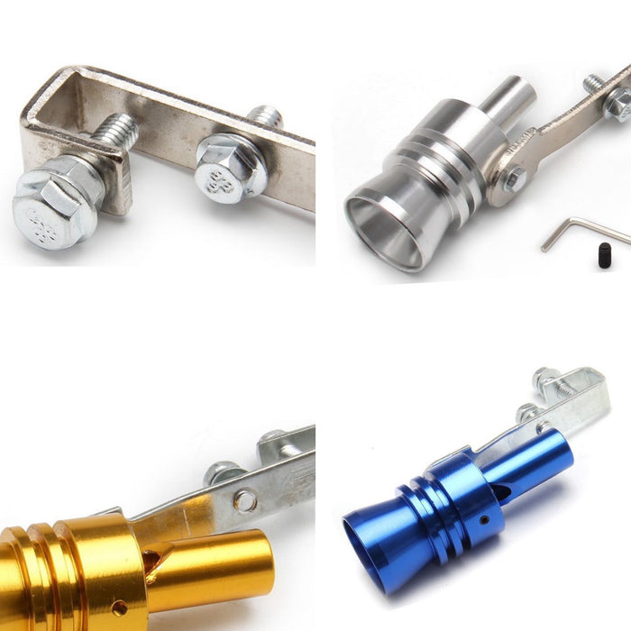 Universal Aluminum Turbo Sound Whistle Exhaust Tailpipe