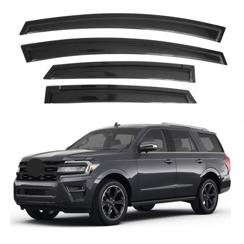 Window Visors for Ford Expedition 2018-2024 & Lincoln Navigator 2018-2024, 4-Piece