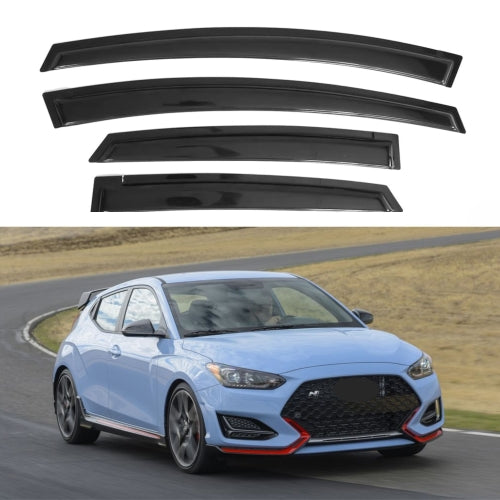 Window Visors for Hyundai Veloster N 2019-2022, 4-Piece