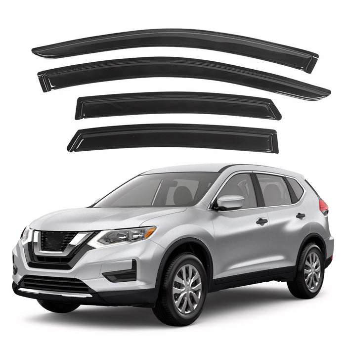 Window Visors for Nissan Rogue 2014-2020 (Excludes Sport Model), 4-Piece