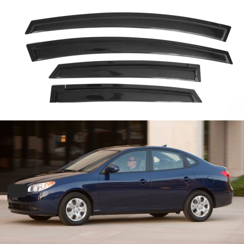 Window Visors for Hyundai Elantra Sedan 2007-2010 (Excludes Touring Models), 4-Piece