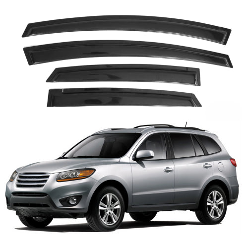Window Visors for Hyundai Santa Fe 2007-2012, 4-Piece