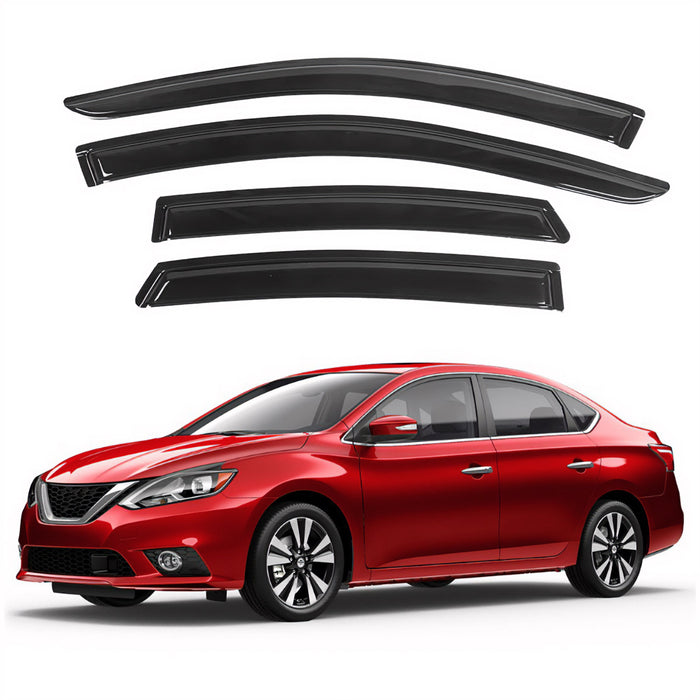 Window Visors for Nissan Sentra 2013-2019, 4-Piece