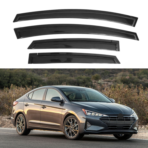 Window Visors for Hyundai Elantra 2017-2020 (Excludes GT), 4-Piece