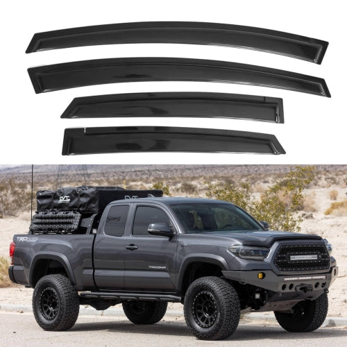 Window Visors for Toyota Tacoma Access Cab 2016-2023, 4-Piece