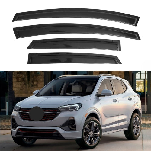 Window Visors for Buick Encore 2013-2022 (Does Not Fit Encore GX) & Chevrolet Trax 2014-2022, 4-Piece