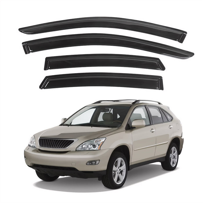 Window Visors for Lexus RX Series 2004-2007, 4-Piece
