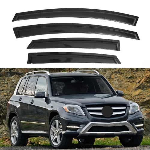 Window Visors for Mercedes-Benz GLK-Class 2010-2015 (GLK 350), 4-Piece