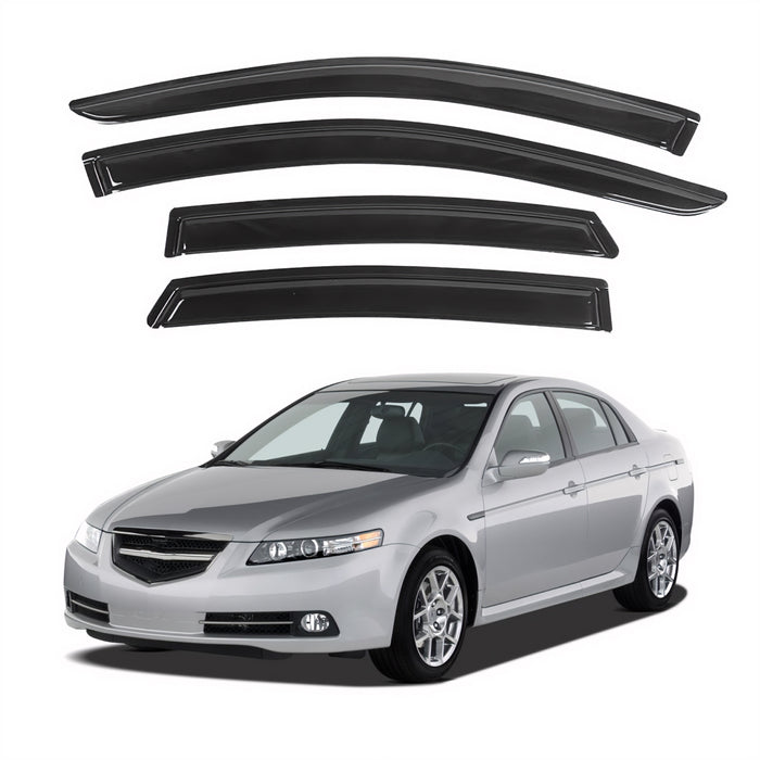 Window Visors for Acura TL 2004-2008, 4-Piece