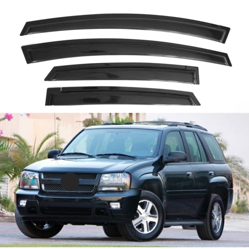 Window Visors for Chevrolet Trailblazer 2002-2009 & Trailblazer SS 2002-2009, 4-Piece