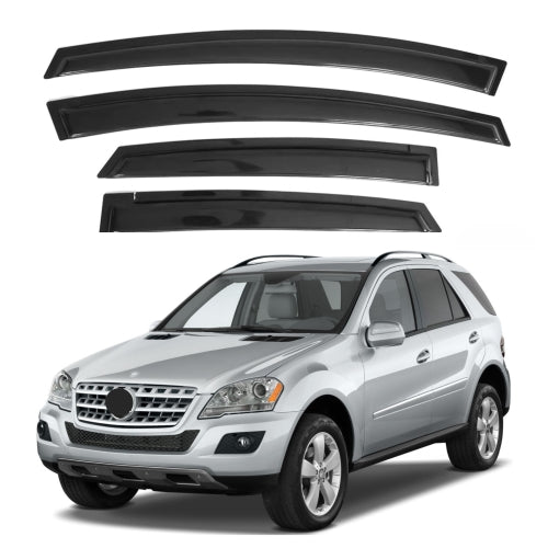 Window Visors for Mercedes-Benz ML 2006-2011, 4-Piece