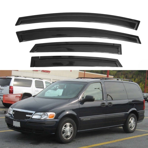 Window Visors for Chevrolet Venture 1997-2005 & Oldsmobile Silhouette 1997-2001 & Pontiac Trans Sport/Montana 1997-2001, 4-Piece