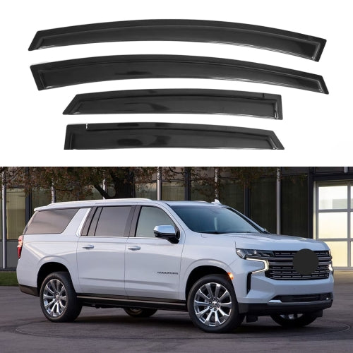 Window Visors for Chevrolet Suburban 2021-2024 & Cadillac Escalade ESV 2021-2024 & GMC Yukon XL 2021-2024, 4-Piece