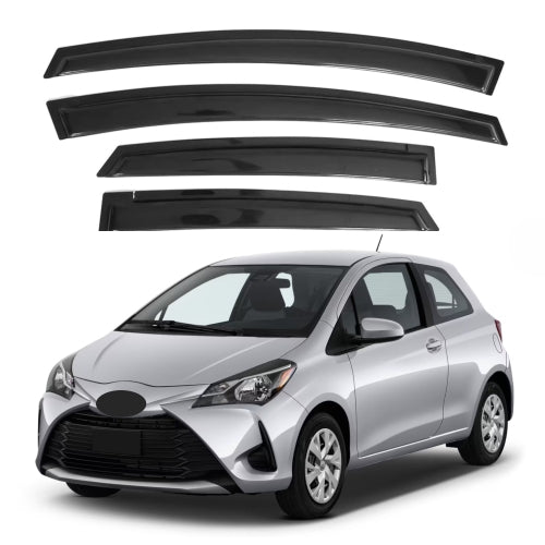 Window Visors for Toyota Yaris Hatchback 2012-2018, 4-Piece