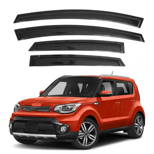 Window Visors for Kia Soul 2014-2019, 4-Piece