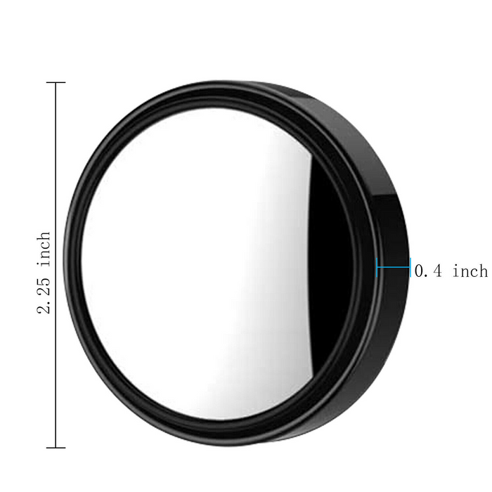 Mini Blindspot Mirrors - 2 Pack, White