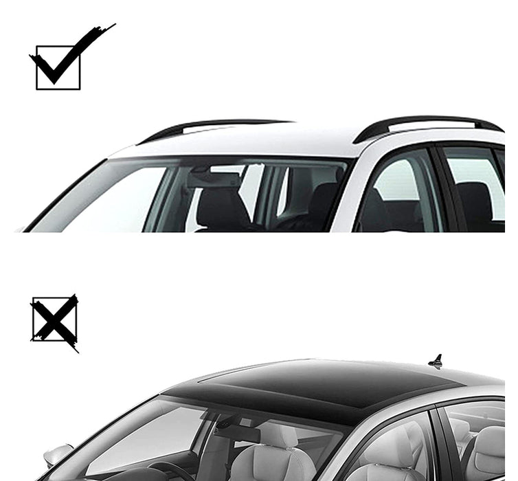 SummitScape 50 Inch x 40 Inch Aluminum Roof Rack Cargo Basket - Midnight Black Edition