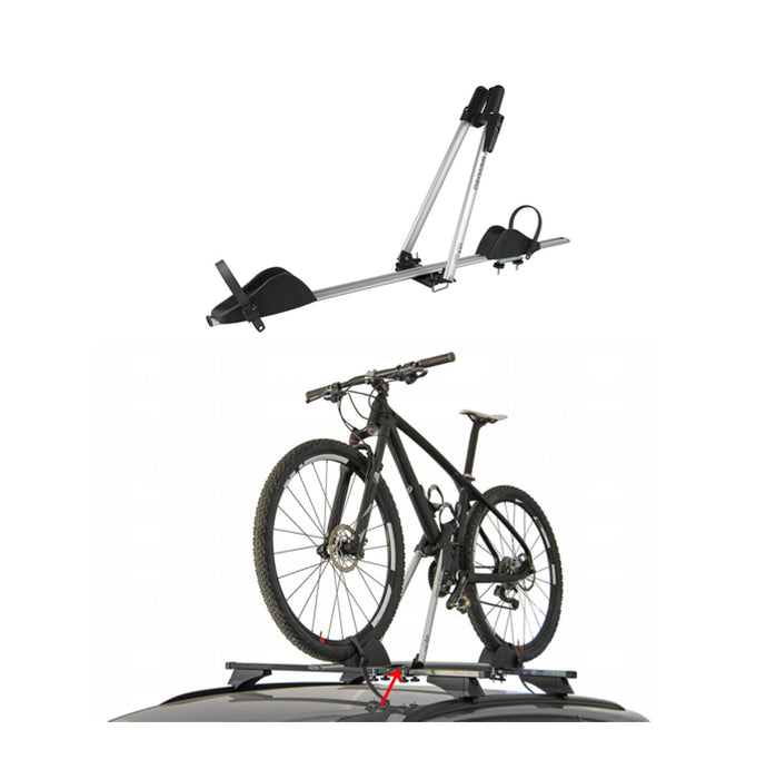 EZLoad Roof Bike Rack - Silver