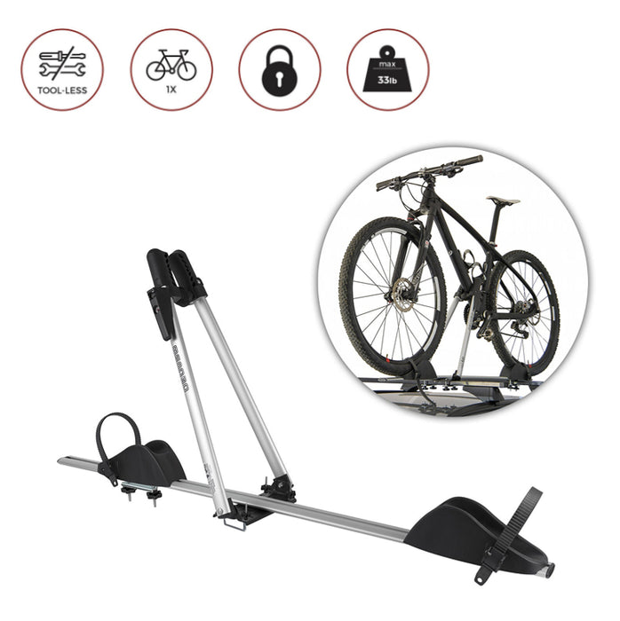 EZLoad Roof Bike Rack - Silver
