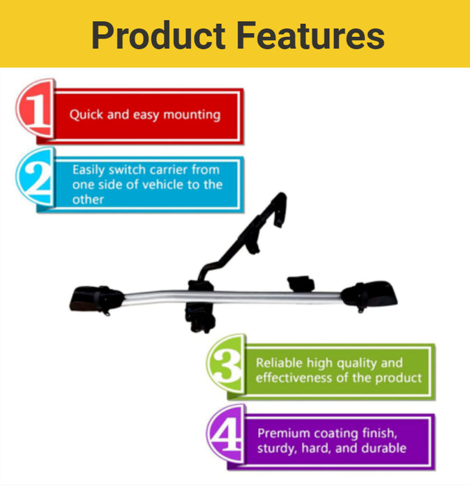 SilverSteed Universal Roof Bike Rack