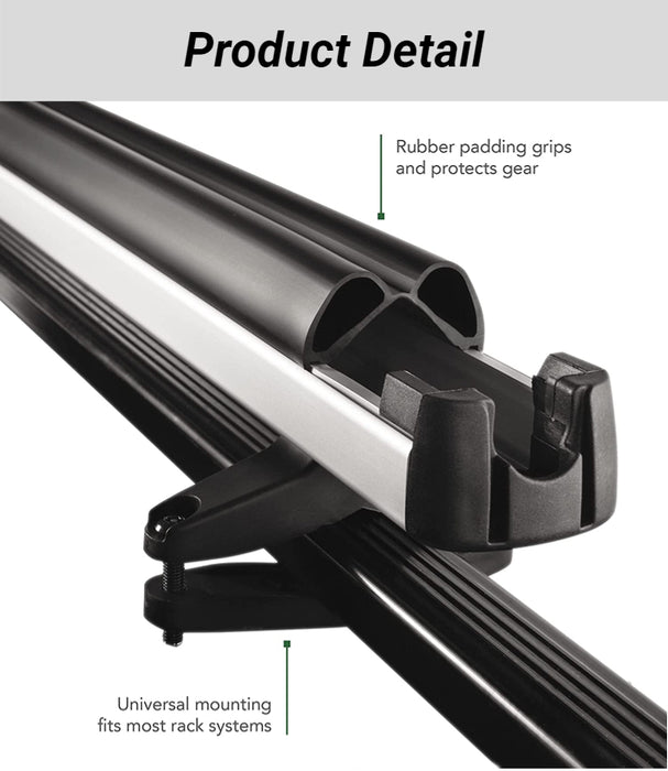 DS-66 Immortal Deluxe Porte-skis et snowboards Argent/noir