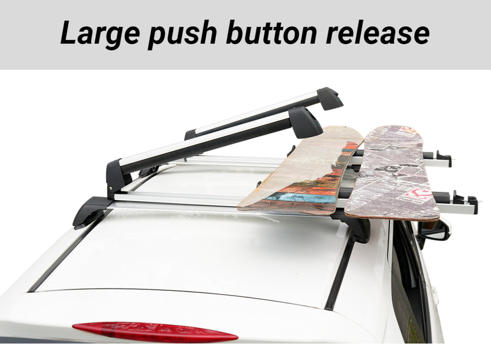 DS-66 Immortal Deluxe Porte-skis et snowboards Argent/noir