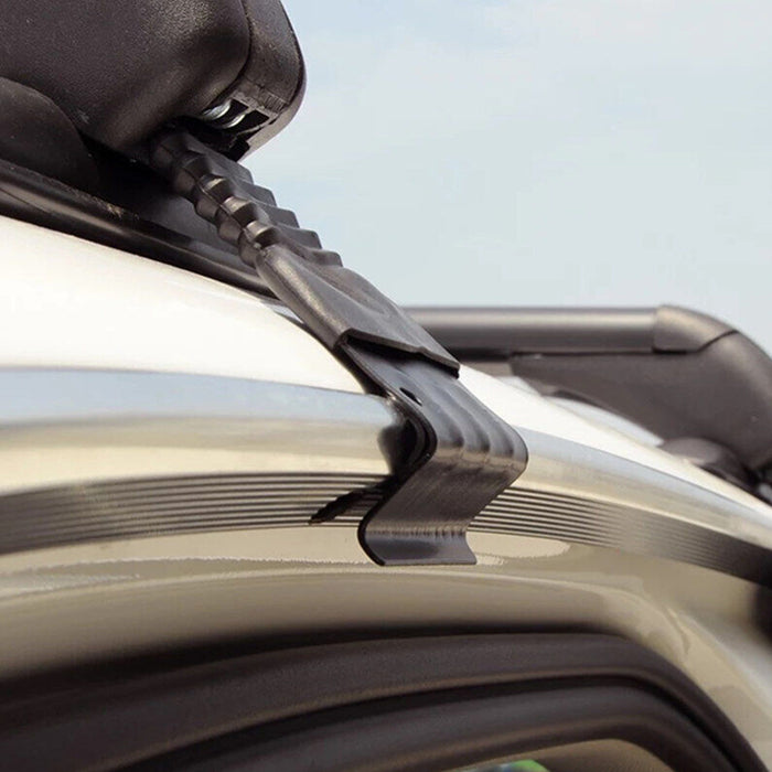 HG-009 Porte-bagages universel facile à installer pour barres de toit Argenté