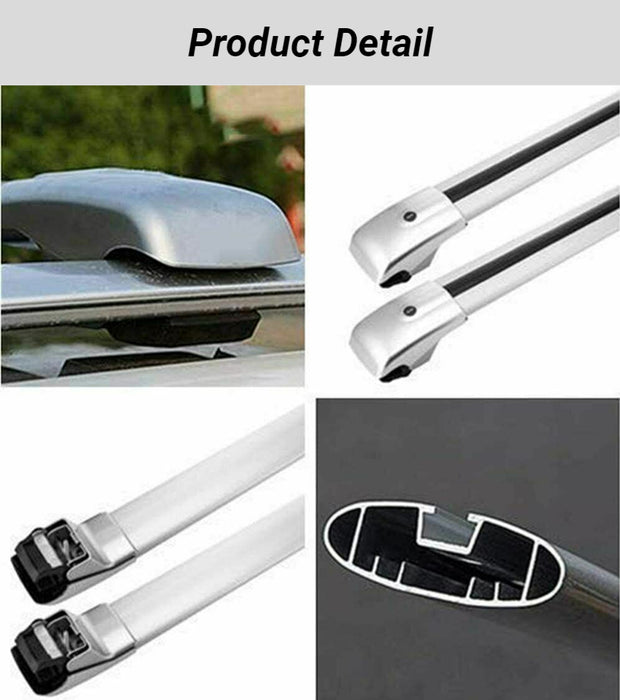 HG-014 Porte-bagages de barre transversale de toit pour Honda CR-V 2017-2022, argent