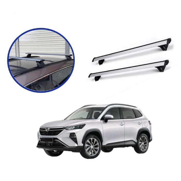 Premium Universal Black Roof Rack CrossBar Luggage Carrier for Cars