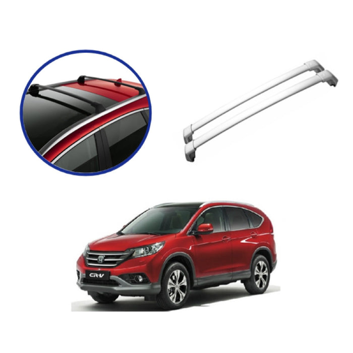 Premium Silver Roof Rack Crossbars for Honda CR-V 2012-2017