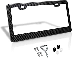 Charcoal Style Aluminum License Plate Frame