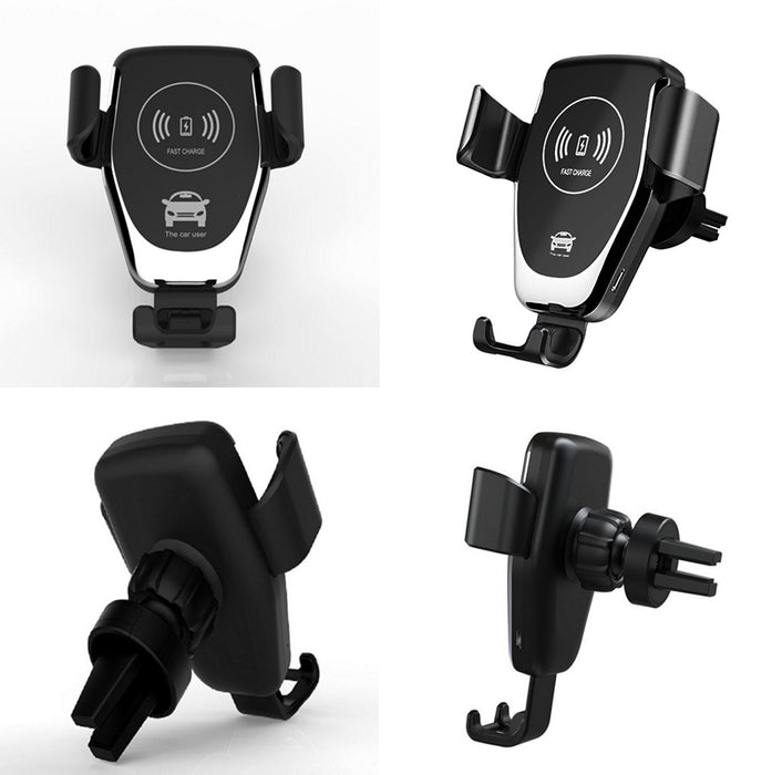 VentMagnet Pro - Wireless Charging Car Phone Mount - Black
