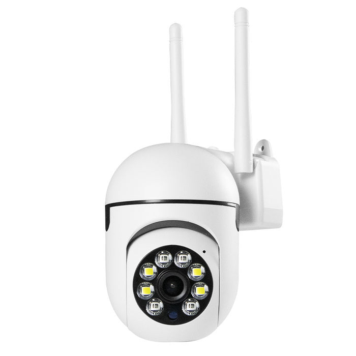 WiFi-Enabled 360° Pan-Tilt Motion Tracking Home Security Camera with Complimentary 64GB Memory Card