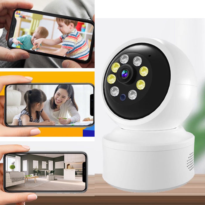 Guardian360 Home Security Camera: Night Vision + Free 64GB Memory Card