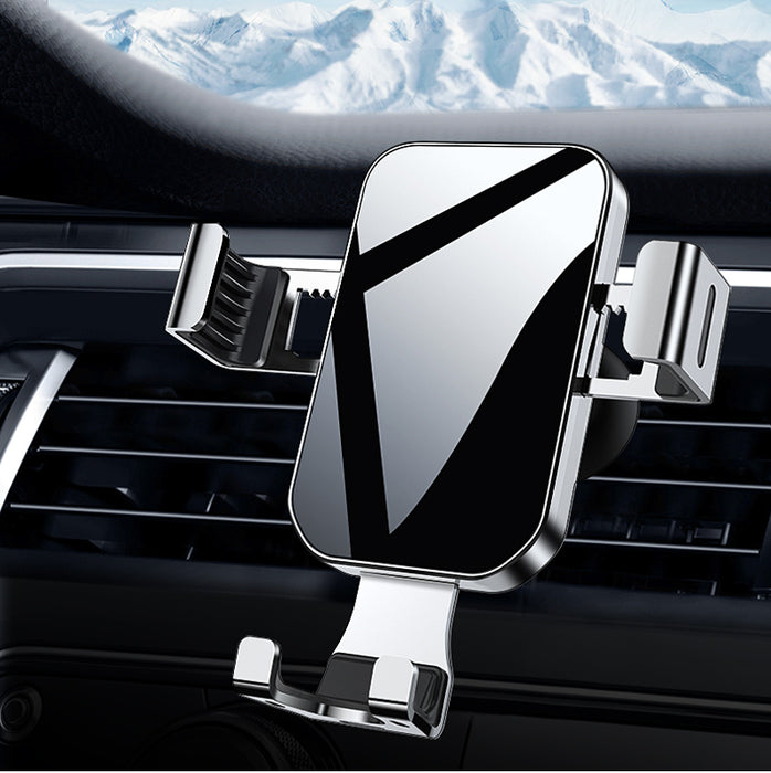 GravityGrip - Universal Silver Air Vent Cellphone Car Mount