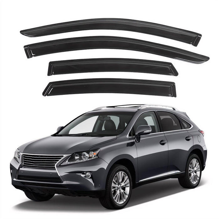 Window Visors for Lexus RX Series 2010-2015, 4-Piece